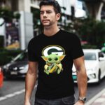 Baby Yoda Hug Green Bay Packers 0 T Shirt