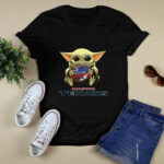 Baby Yoda Hug Houston Texans 3 T Shirt