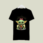 Baby Yoda Hug Jim Beam 4 T Shirt