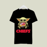 Baby Yoda Hug Kansas City Chiefs 4 T Shirt