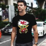 Baby Yoda Hug Kansas City Chiefs 6 T Shirt