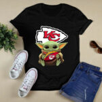 Baby Yoda Hug Kansas City Chiefs 7 T Shirt