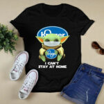 Baby Yoda Hug Kroger I Cant Stay at Home 2 T Shirt