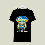 Baby Yoda Hug Kroger I Cant Stay at Home 3 T Shirt