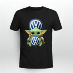 Baby Yoda Hug Logo Volkswagen 3 T Shirt