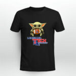 Baby Yoda Hug Louisiana Tech Bulldogs 2 T Shirt
