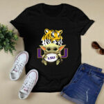 Baby Yoda Hug Lsu Tigers ball 4 T Shirt
