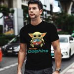 Baby Yoda Hug Miami Dolphins 1 T Shirt
