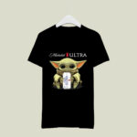 Baby Yoda Hug Michelob Ultra 3 T Shirt