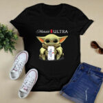 Baby Yoda Hug Michelob Ultra 4 T Shirt