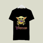 Baby Yoda Hug Minnesota Vikings 3 T Shirt
