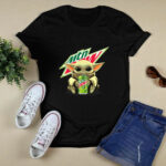 Baby Yoda Hug Mountain Dew 3 T Shirt