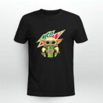 Baby Yoda Hug Mountain Dew 4 T Shirt