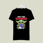 Baby Yoda Hug New York Rangers 1 T Shirt
