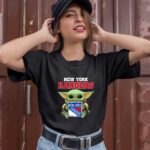 Baby Yoda Hug New York Rangers 3 T Shirt