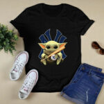 Baby Yoda Hug New York Yankees 2 T Shirt