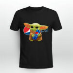 Baby Yoda Hug Pepsi Royal 2 T Shirt