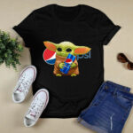 Baby Yoda Hug Pepsi Royal 3 T Shirt
