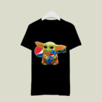 Baby Yoda Hug Pepsi Royal 4 T Shirt