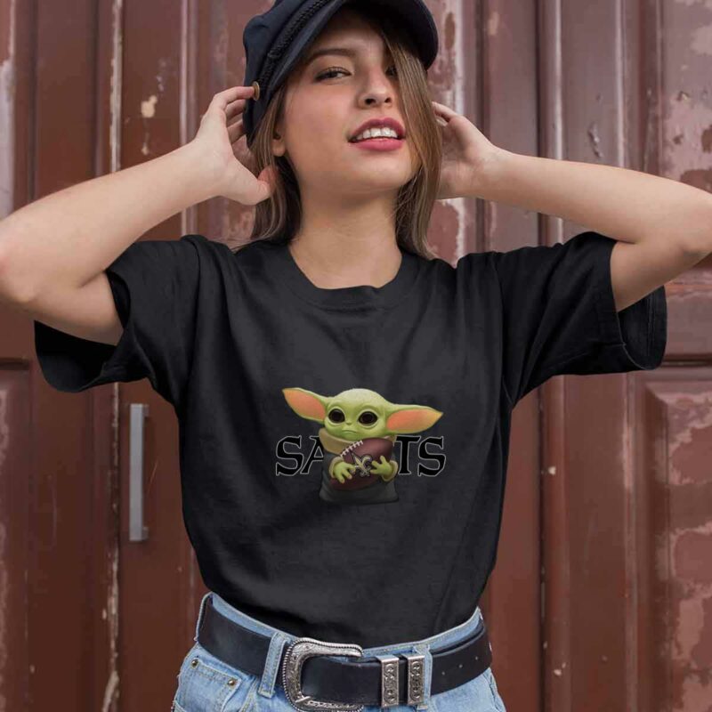 Baby Yoda Hug Saints New Orleans 0 T Shirt