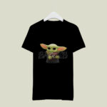 Baby Yoda Hug Saints New Orleans 4 T Shirt