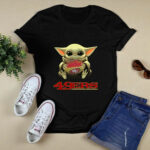Baby Yoda Hug San Francisco 49ers 2 T Shirt