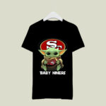 Baby Yoda Hug San Francisco 49ers Football 4 T Shirt