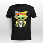 Baby Yoda Hug Sonic Drive In 3 T Shirt