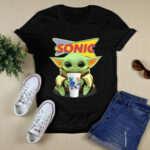 Baby Yoda Hug Sonic Drive In 4 T Shirt