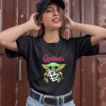 Baby Yoda Hug St Louis Cardinals 0 T Shirt