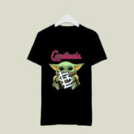 Baby Yoda Hug St Louis Cardinals 3 T Shirt