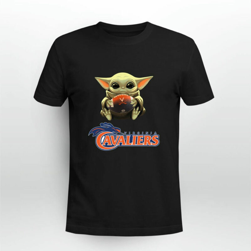 Baby Yoda Hug Virginia Cavaliers 0 T Shirt