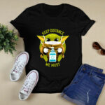 Baby Yoda Keep Distance Stay at Home Funny Social Distancing 3 T Shirt