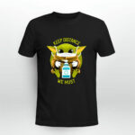 Baby Yoda Keep Distance Stay at Home Funny Social Distancing 4 T Shirt