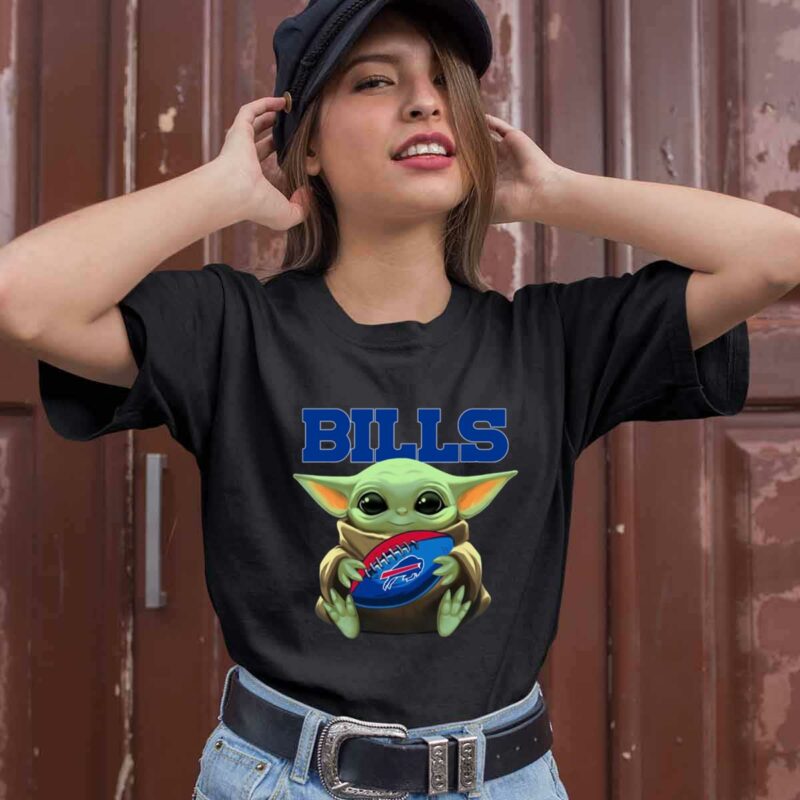 Baby Yoda Loves The Buffalo Bills Star Wars 0 T Shirt