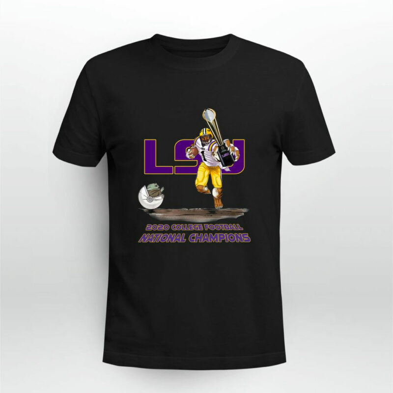 Baby Yoda Lsu Tigers Champions National College Football 2020 0 T Shirt