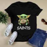 Baby Yoda New Orleans Saints 2 T Shirt