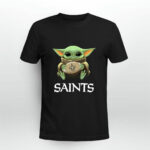 Baby Yoda New Orleans Saints 4 T Shirt