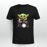 Baby Yoda Play Drum Star Wars 2 T Shirt