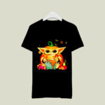 Baby Yoda Pumpkin Witch Halloween 3 T Shirt