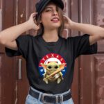 Baby Yoda Texas Rangers Baseball 0 T Shirt