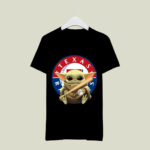 Baby Yoda Texas Rangers Baseball 3 T Shirt