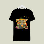 Baby Yoda With Pumpkin for Halloween 2 T Shirt