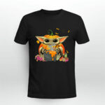 Baby Yoda With Pumpkin for Halloween 3 T Shirt