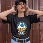 Baby yoda hug Chelsea logo 2021 3 T Shirt