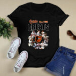 Baltimore Orioles All Time Great Players Signatures 2 T Shirt