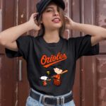 Baltimore Orioles Lets Play Baseball Together Snoopy 0 T Shirt