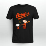 Baltimore Orioles Lets Play Baseball Together Snoopy 4 T Shirt
