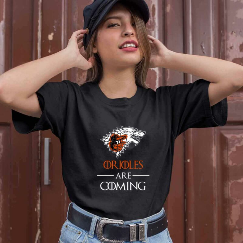 Baltimore Orioles Stark House Are Coming Game Of Thrones 0 T Shirt