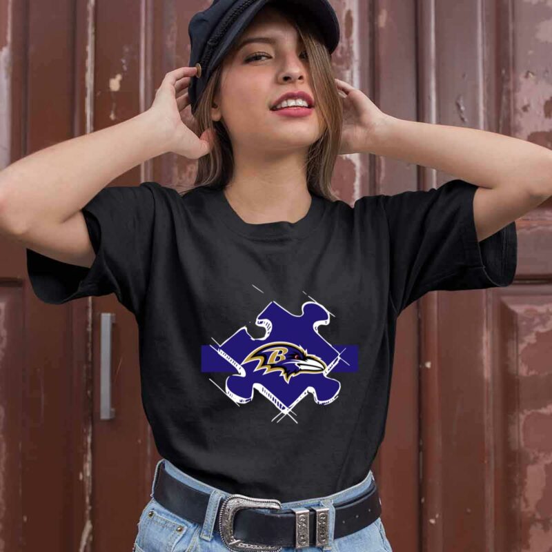 Baltimore Ravens Autism 0 T Shirt